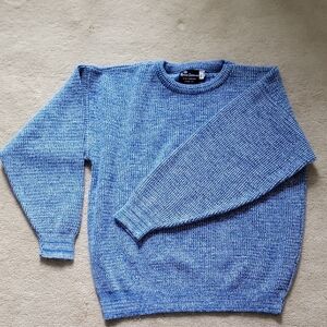 Bruce Cameron Size Large Blue And White Sweater